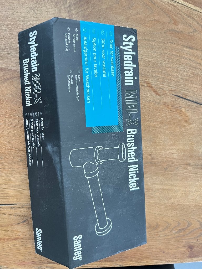 Sifon voor wastafel, Ophalen of Verzenden, Nieuw, Inox, Wastafel