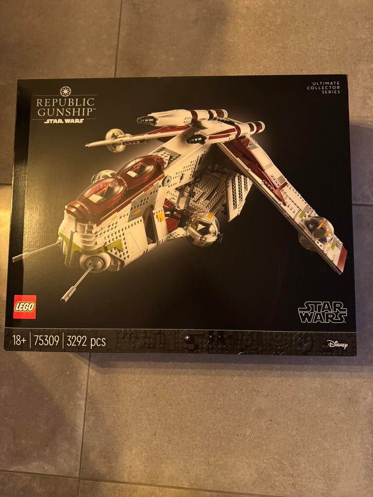 Lego star wars republic gunship (ongeopend) 75309, Ophalen, Zo goed als nieuw, Lego, Star Wars