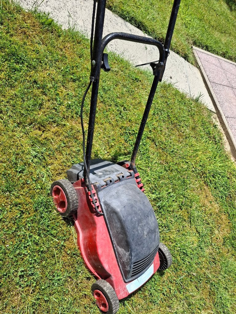 grasmaaier, Ophalen, Cirkelmaaier, Gebruikt, Elektrische grasmaaier