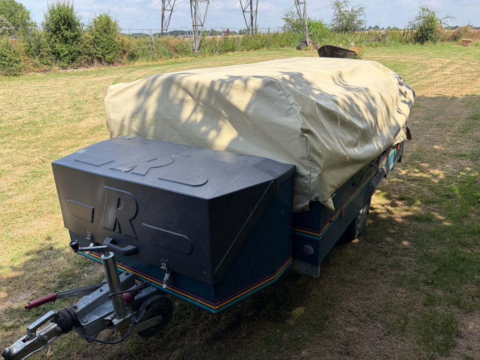 CARAVANE PLIANTE RACLET – 4 PERSONNES -750kg, Ophalen, Raclet, Aanwezig, Tot en met 4