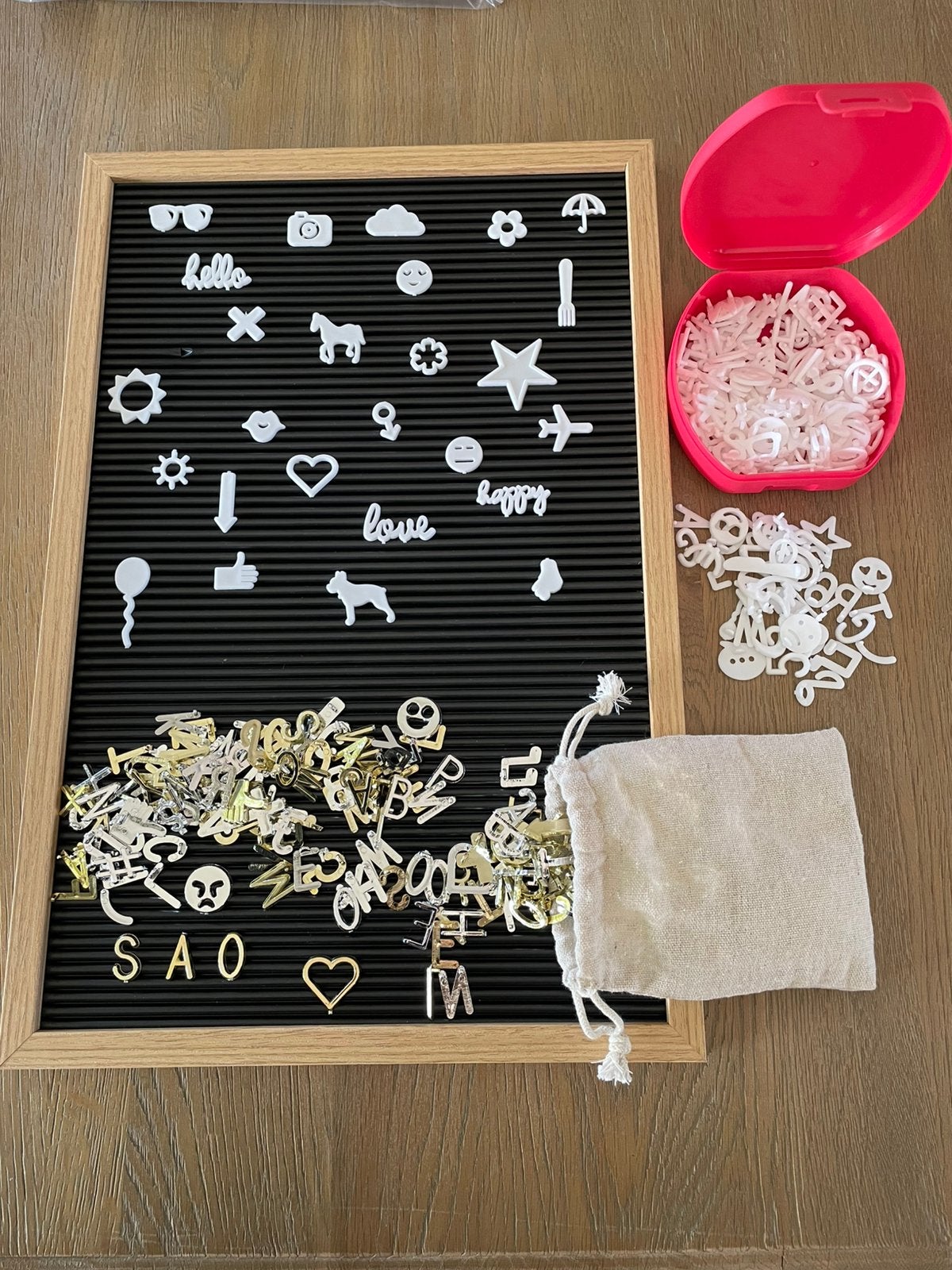 Pegboard rechthoekig, Goud, Ophalen, Gebruikt