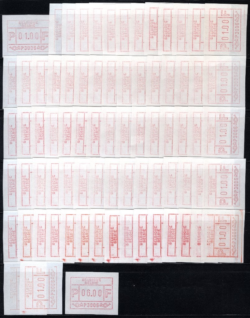 ATM 6 MNH** 1981 - Numéro d'essai d'Ixelles 1, Envoi, Non oblitéré, Neuf