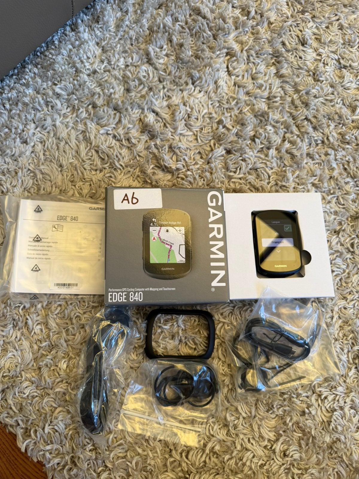 Compteur GPS - Garmin edge 840 - Boite d’origine + accesoire, Enlèvement ou Envoi, GPS, Comme neuf