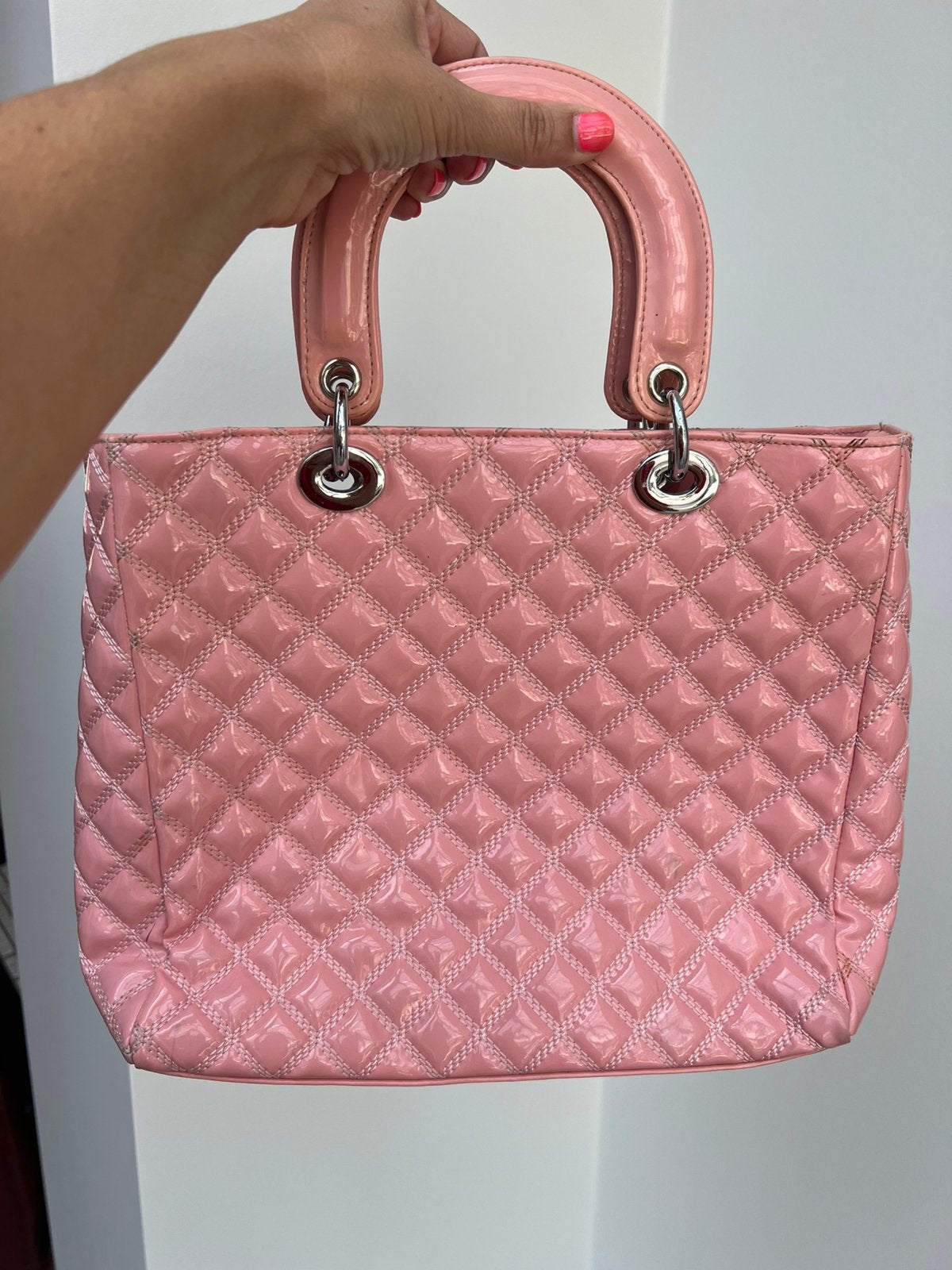 Sac à main rose tendance, Enlèvement ou Envoi, Utilisé, Rose, Sac à main