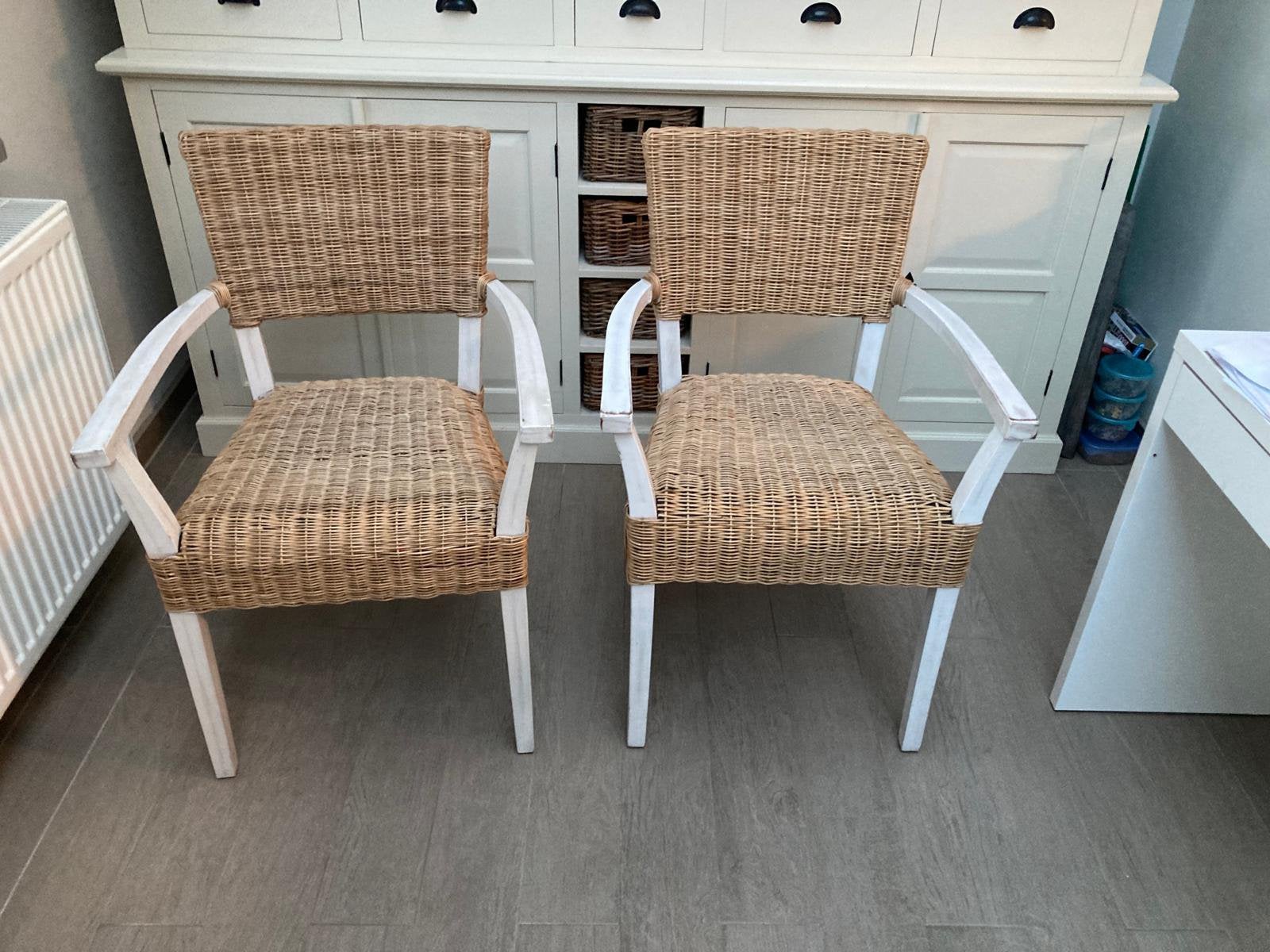 Rivièra maison stoelen, Ophalen, Zo goed als nieuw, Wit