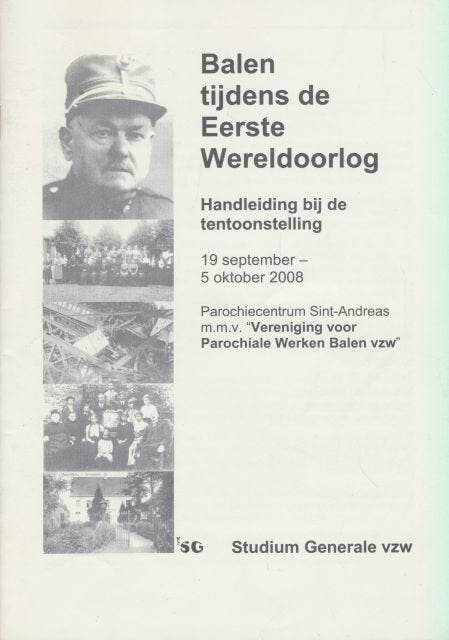 (g246) Balen tijdens de Eerste Wereldoorlog, Ophalen of Verzenden, Gelezen