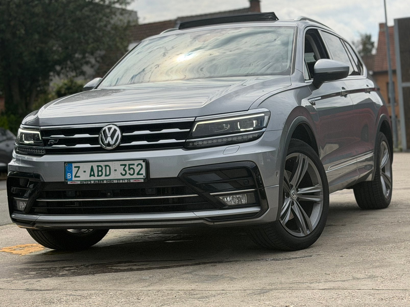 Tiguan R Line 2.0 D Automaat-2021-R Line-7pl-Full Option, Auto's, Automaat, Euro 6, Bedrijf, Diesel