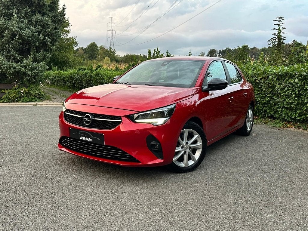 Opel Corsa F 1.2 Turbo €6d | CarPlay GPS Caméra | 88.000 km, Autos, Rouge, Achat, Entreprise, 5 portes