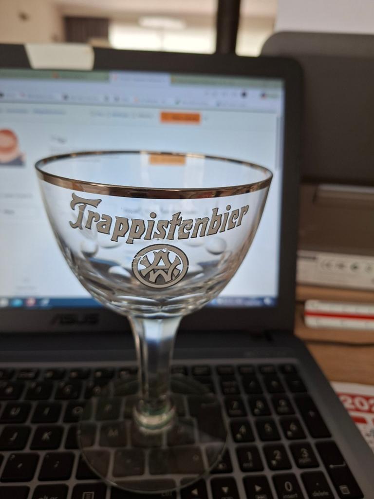 Decalco Trappisten Westmalle 25cl, Collections, Marques de bière, Enlèvement ou Envoi, Comme neuf, Verre ou Verres, Autres marques