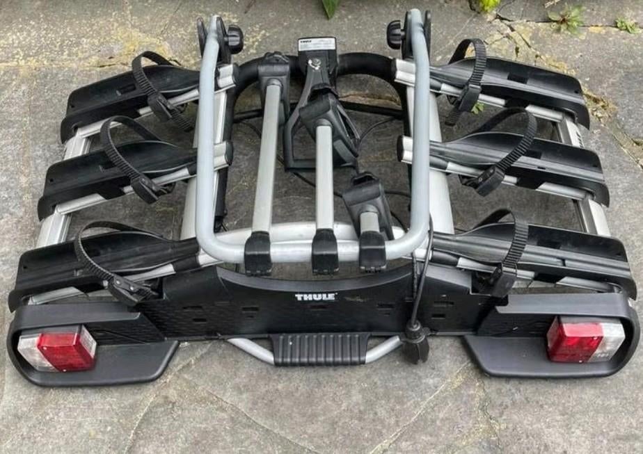 Porte-attelage Thule Euroway G2 923 pour 2 vélos électriques, Autos : Divers, Porte-vélos, Support d'attelage, 3 vélos ou plus