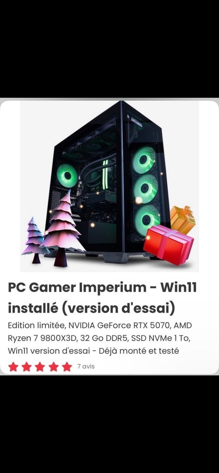 Pc gamer, Informatique & Logiciels, Ordinateurs de bureau, Virtual Reality, Comme neuf, 4 Ghz ou plus, SSD