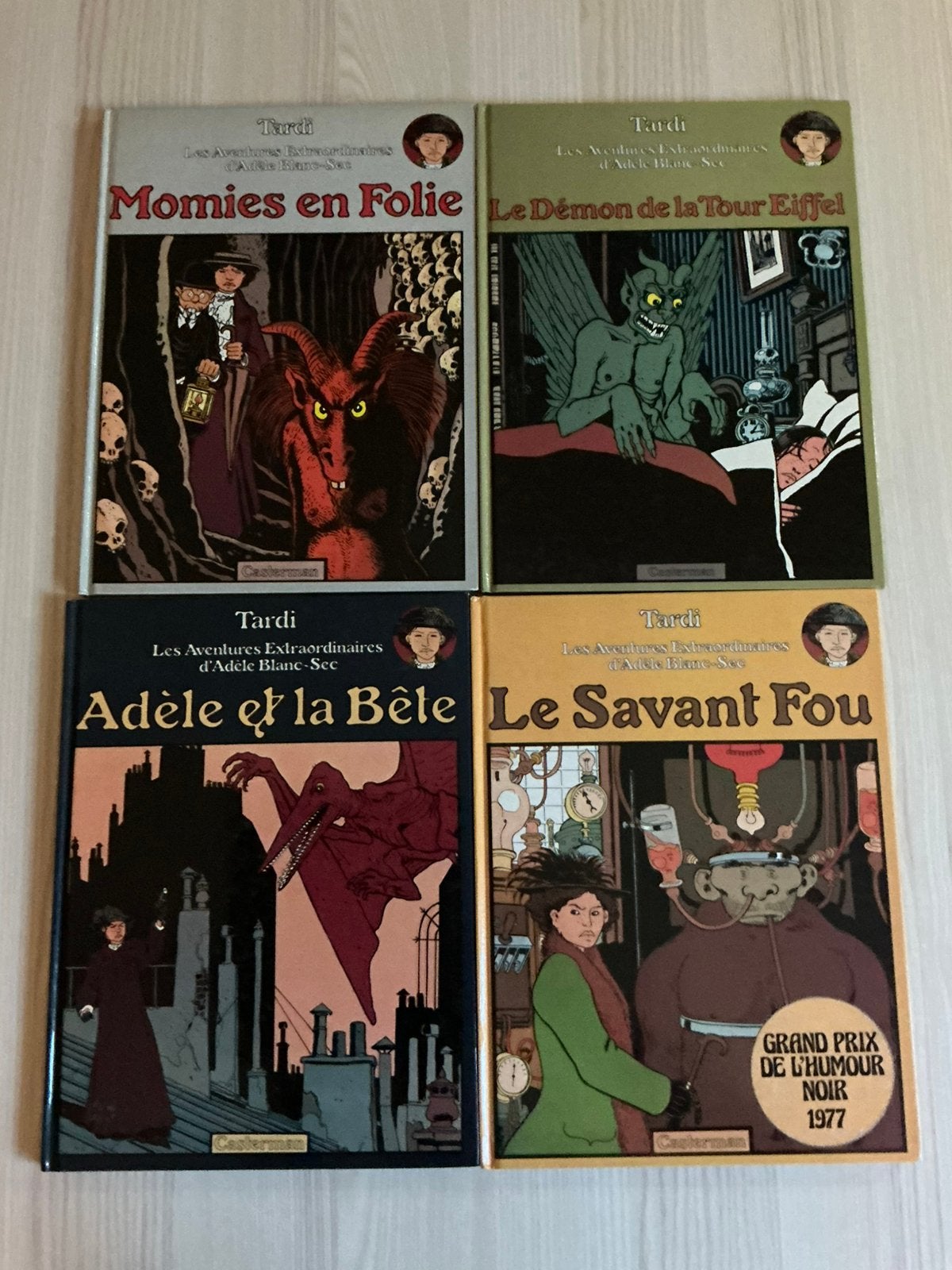 4 premiers tomes en EO Adele Blanc-Sec, Livres, Plusieurs BD, Enlèvement, Utilisé