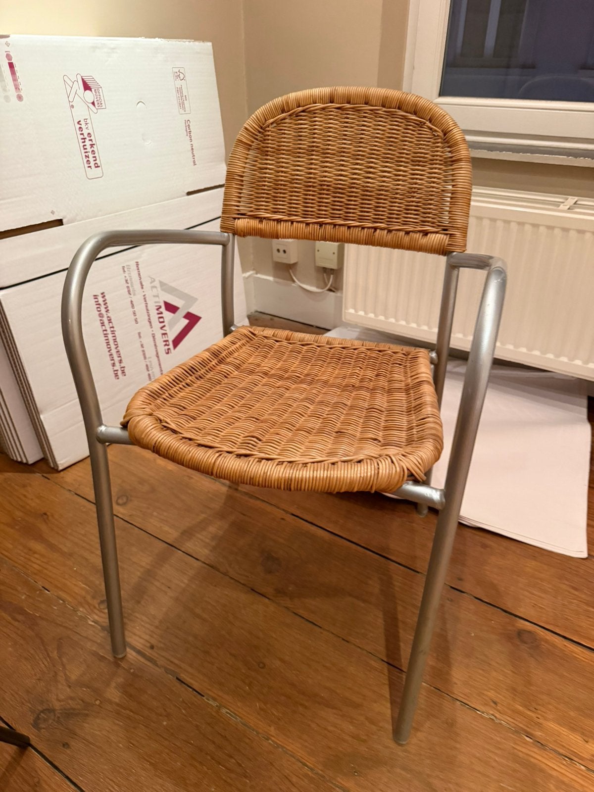 Don gratuit chaise, Enlèvement, Comme neuf, Métal