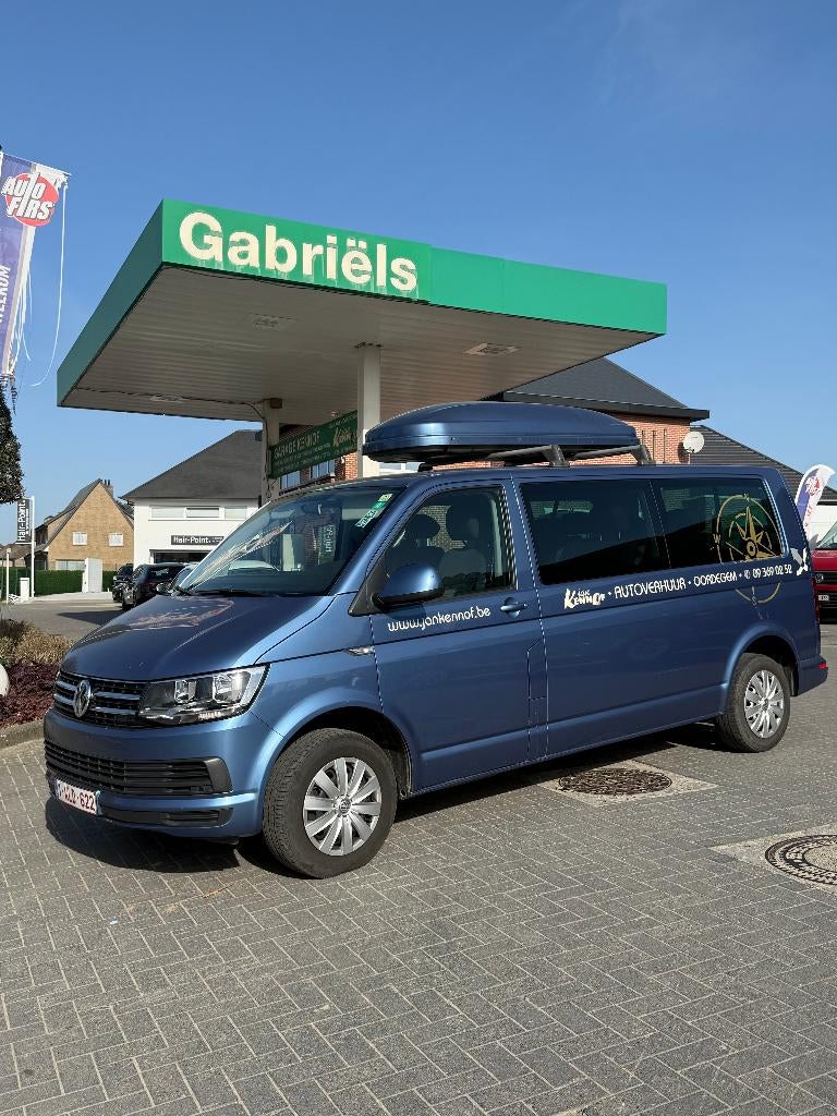 Volkswagen Caravelle 2019, Auto's, Volkswagen, Voorwielaandrijving, 4 cilinders, Blauw, 9 zetels