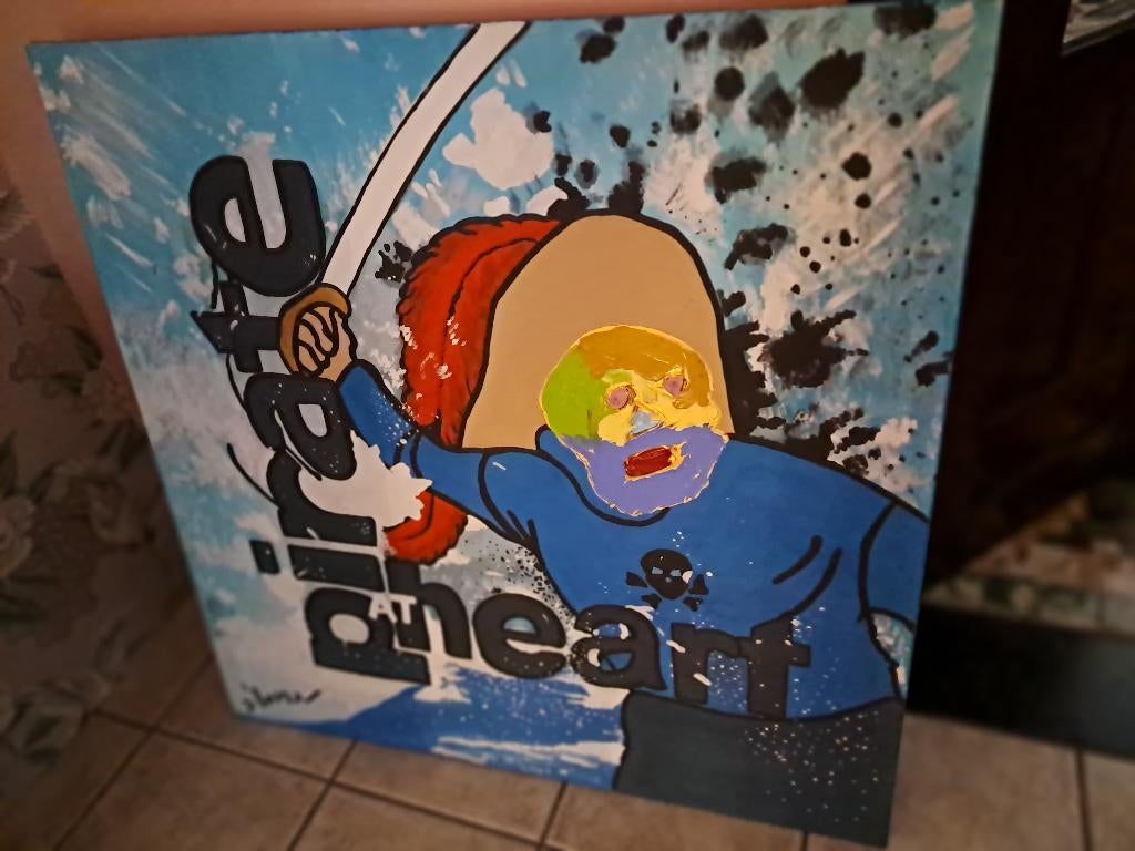 Groot schilderij van D'haese, Antiek en Kunst, Kunst | Schilderijen | Modern, Ophalen