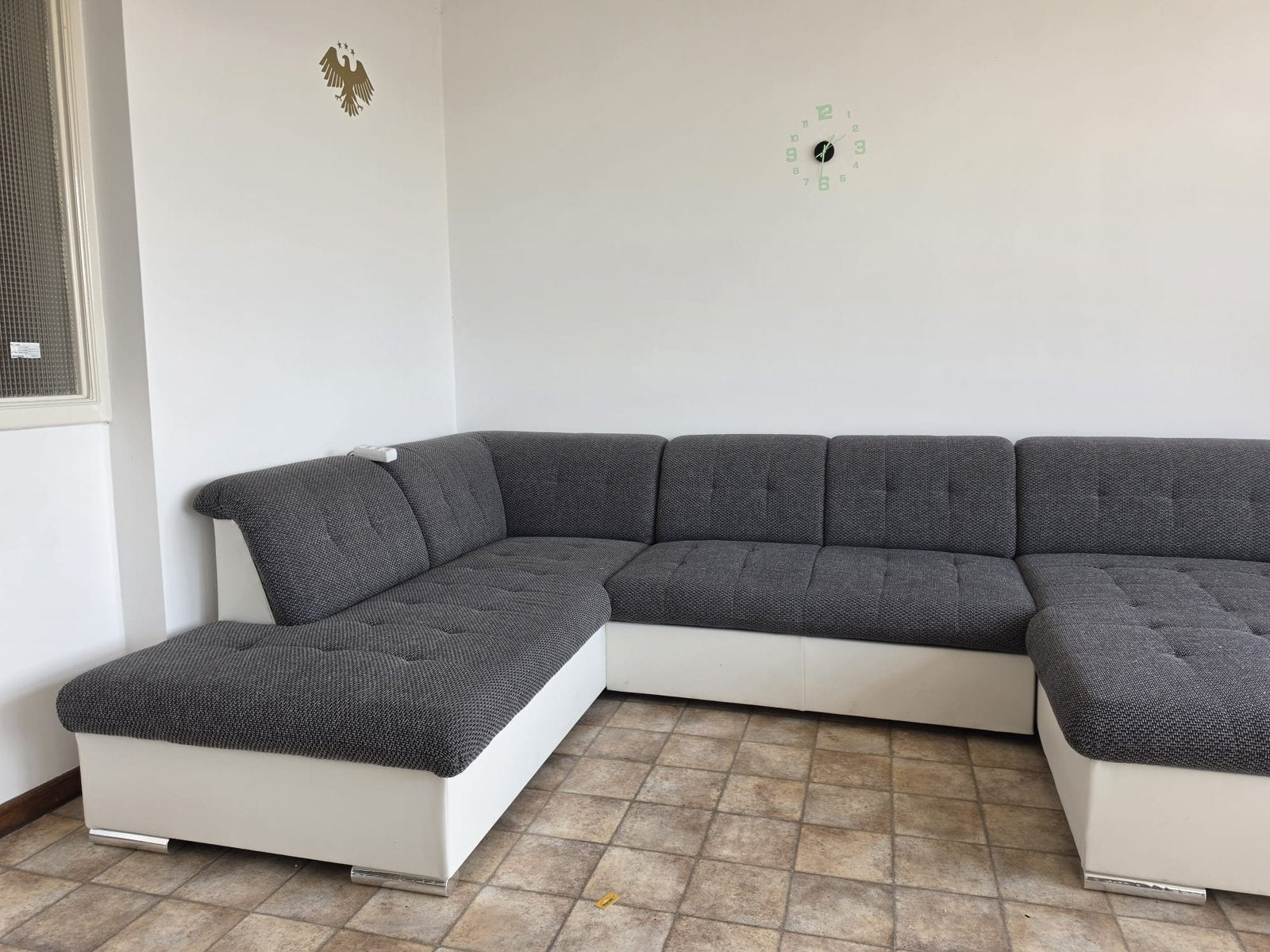 Groot zetel, Maison & Meubles, Canapés | Coins salons complets, Enlèvement, Comme neuf