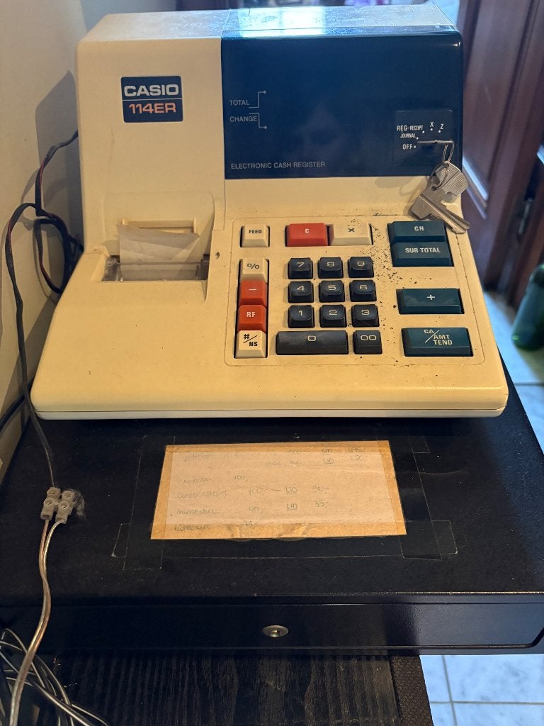 Casio Checkout/Caisse, Electroménager, Électroménager & Équipement Autre, Enlèvement, Utilisé