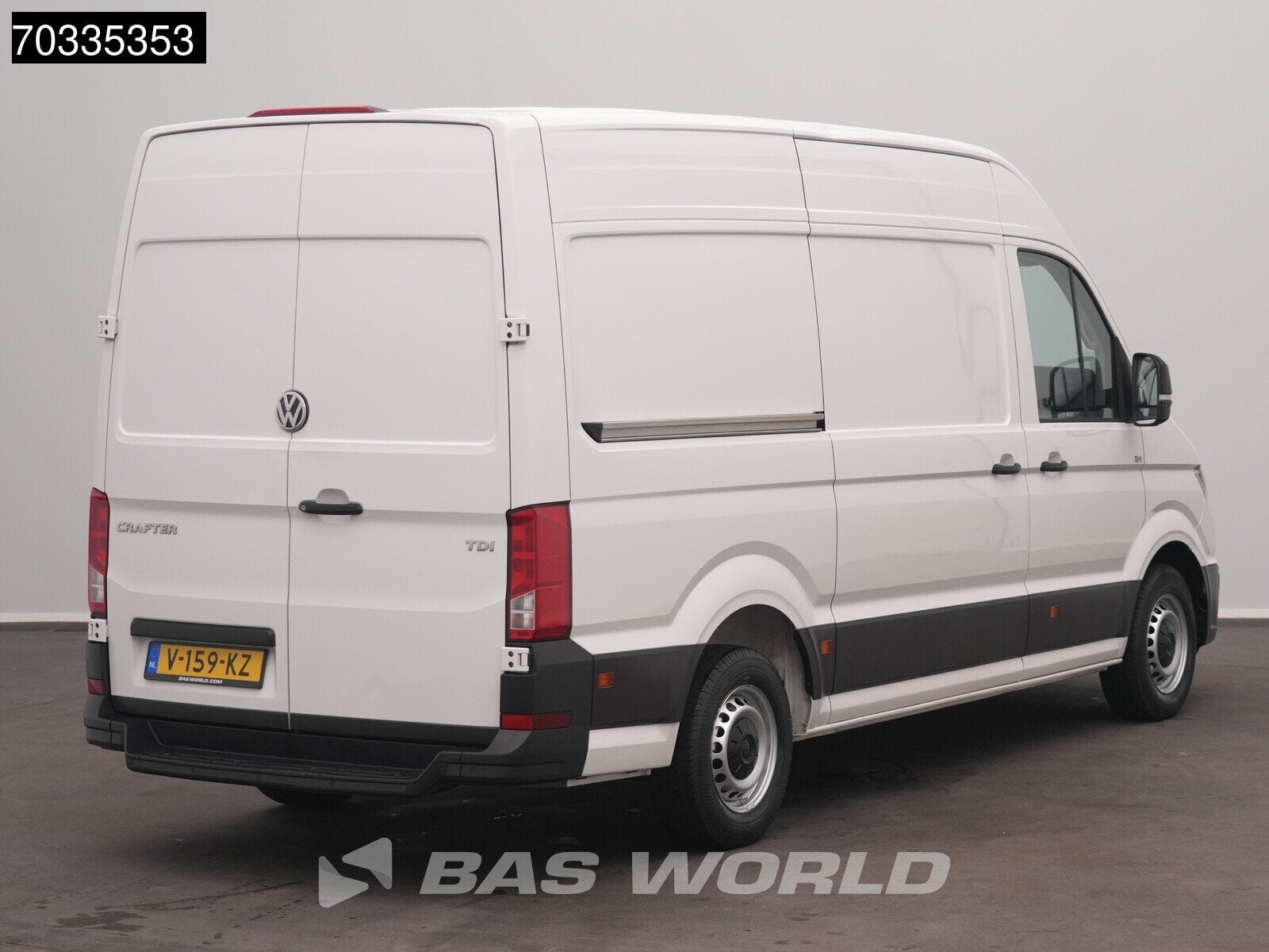Volkswagen Crafter 102pk L3H3 Koelwagen Airco Navi Parkeerse, Autos, Capteur de lumière, 75 kW, Achat, Euro 6