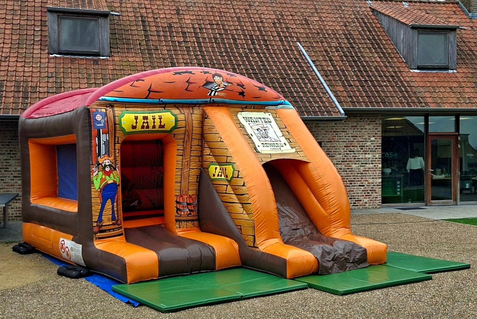 Springkasteel Western TE HUUR, Ophalen of Verzenden
