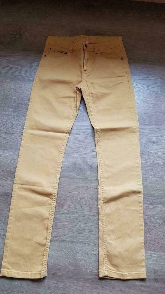 gele jeans broek van Esprit maat 164, Kinderen en Baby's, Broek, Jongen of Meisje, Ophalen of Verzenden, Zo goed als nieuw