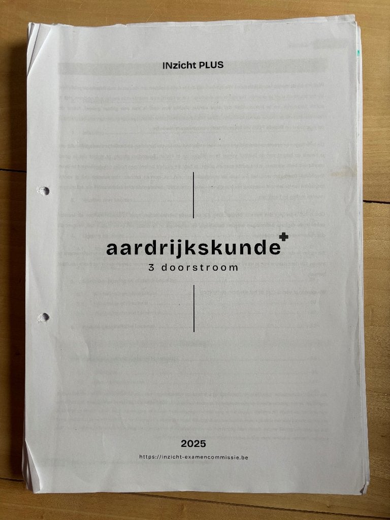 Cursussen examencommissie 3 ASO Humane Wetenschappen, Boeken, Gelezen, Verzenden, Inzicht, Alpha