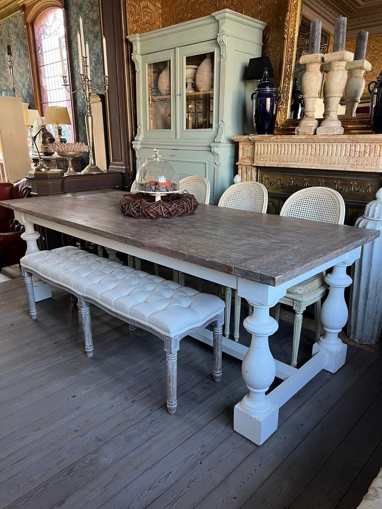 Tafel eettafel landelijk, Huis en Inrichting, Ophalen of Verzenden, Zo goed als nieuw