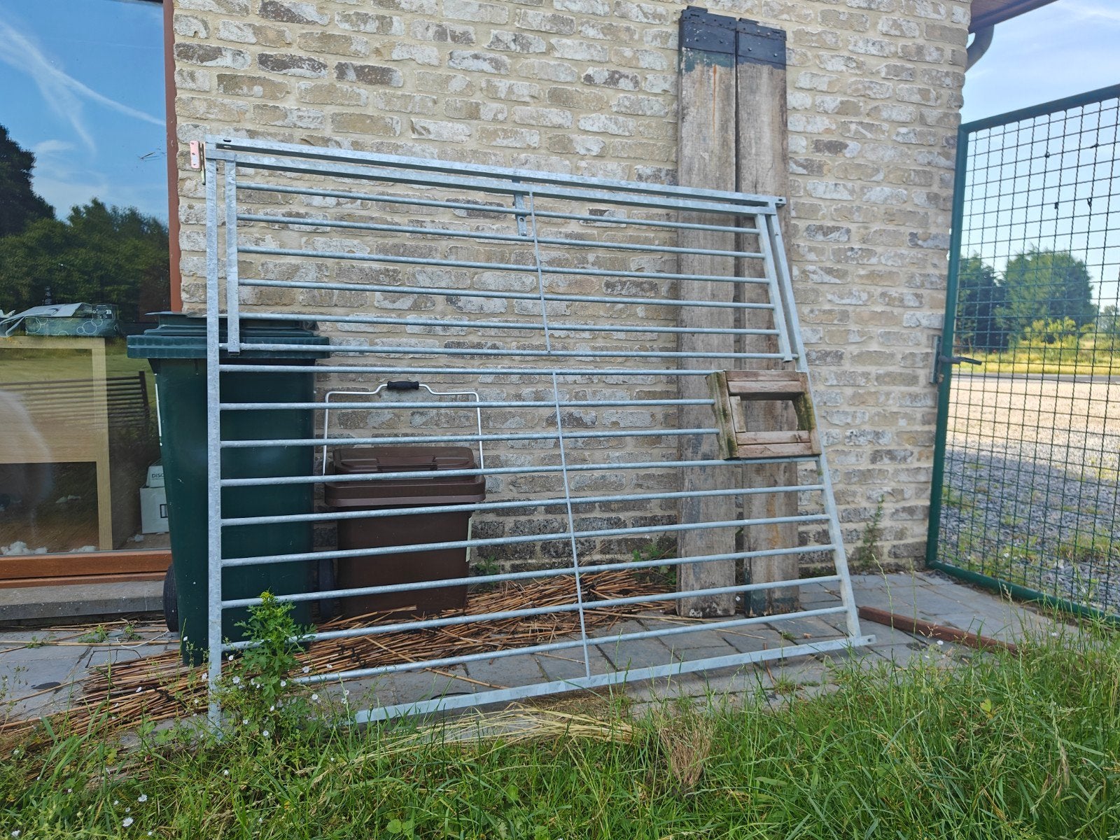 Hekken met kippenluik, Tuin en Terras, Ophalen, Gebruikt, Aluminium, Overige typen