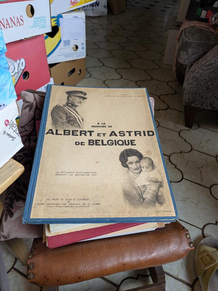 A la memoire de Albert et Astrid de Belgique, Enlèvement ou Envoi, Comme neuf, Magazine ou livre