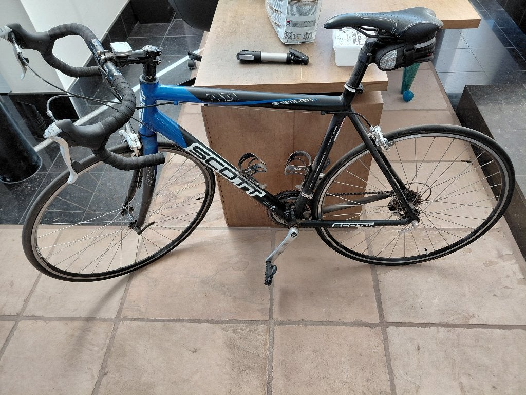 koersfiets merk rider voor 1m80, Fietsen en Brommers, Ophalen, Zo goed als nieuw, Heren