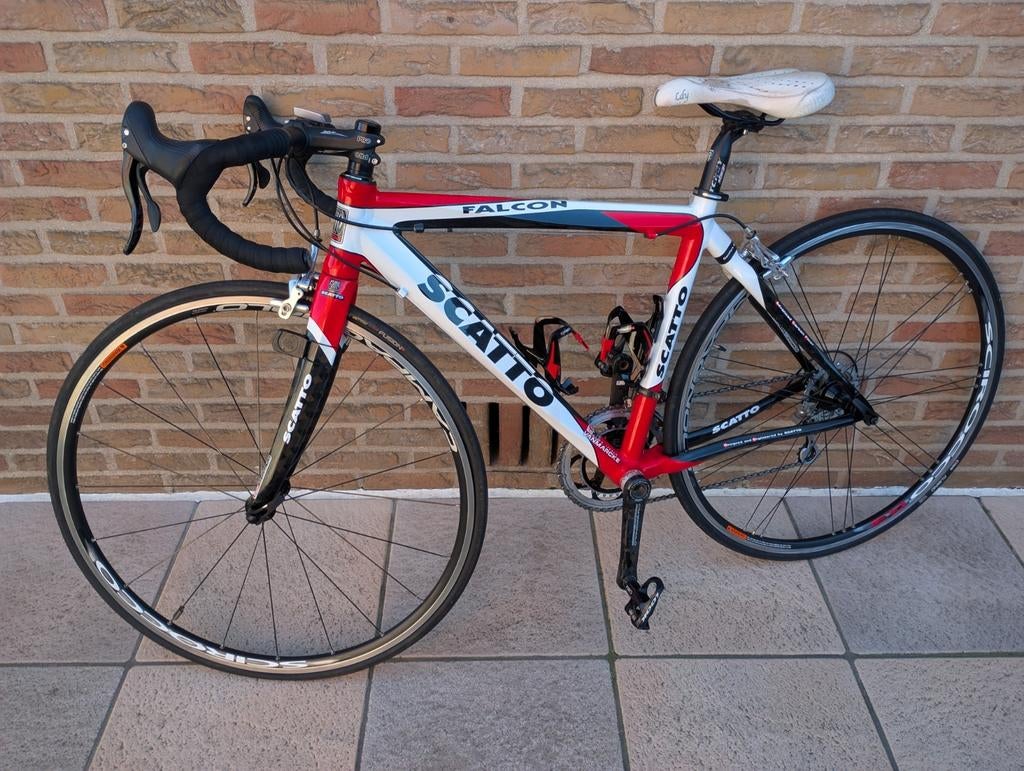 Vélo de route 10 vitesses Scatto Campagnolo Centaur, Vélos & Vélomoteurs, 10 à 15 vitesses, Frein sur jante, Femmes, Comme neuf