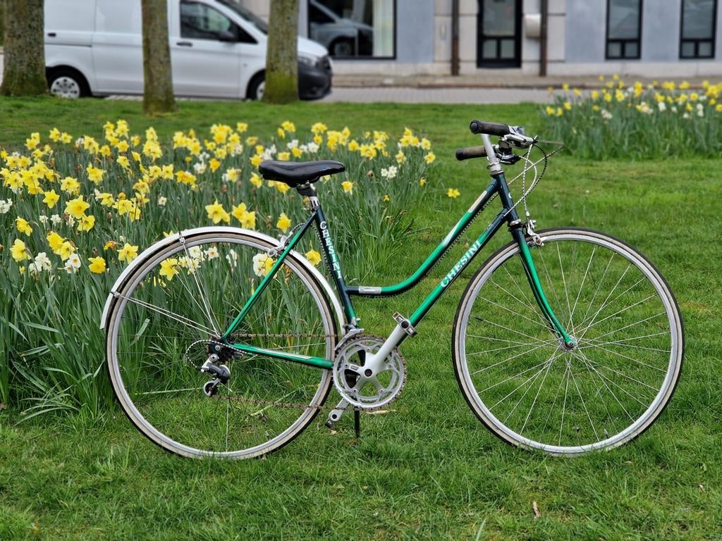 Vintage koersfiets Chesini dames, Ophalen, Gebruikt, 15 tot 20 versnellingen, Overige merken