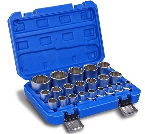Dopsleutelset ‎chroom-vanadium dopsleutel set dop sleutel se, -, -, Nieuw, Ophalen of Verzenden