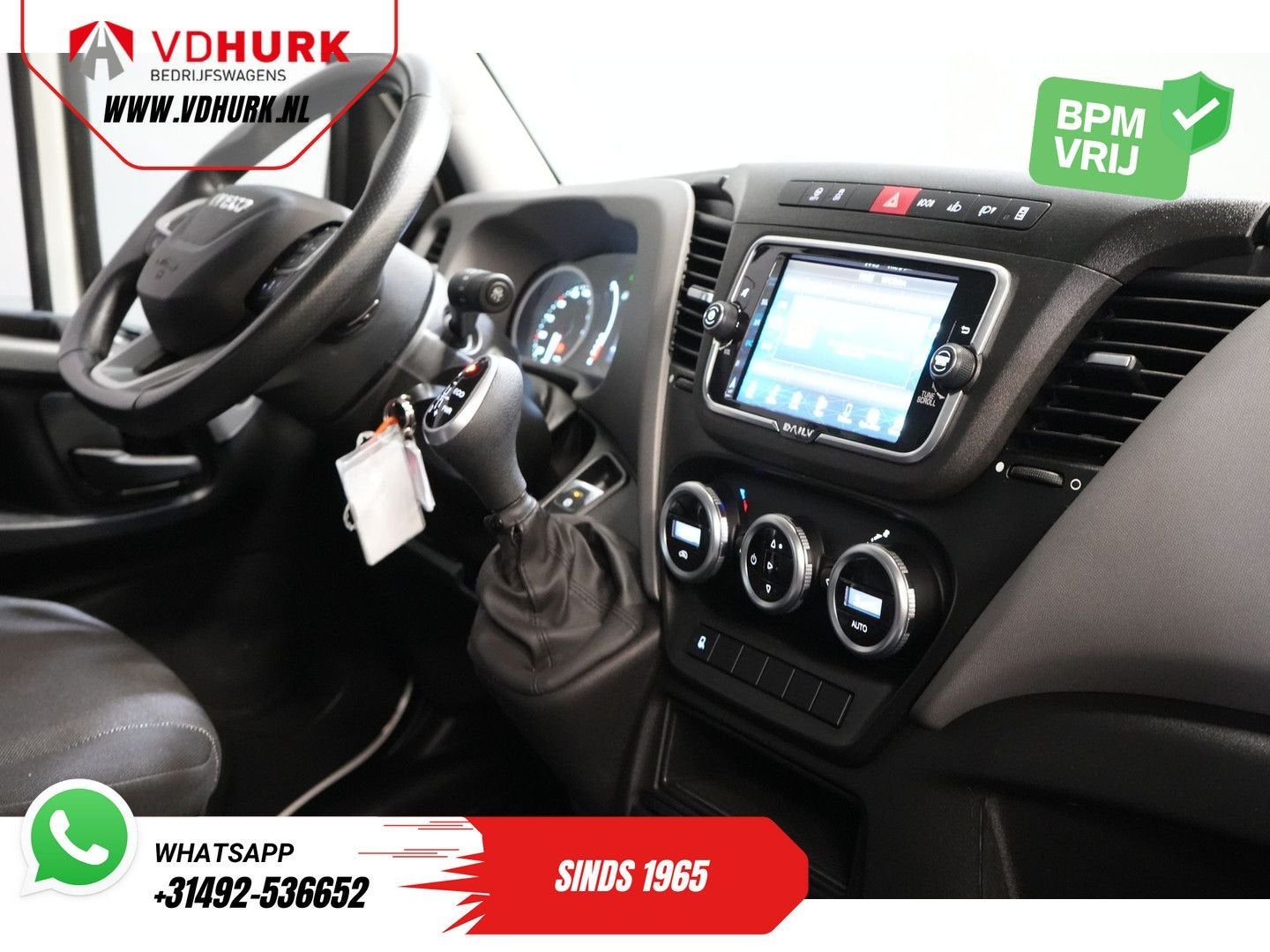 Iveco Daily 35S18HV 3.0 Aut. ZF BPM VRIJ! Bakwagen Laadklep/, Automaat, Iveco, Wit, Bedrijf