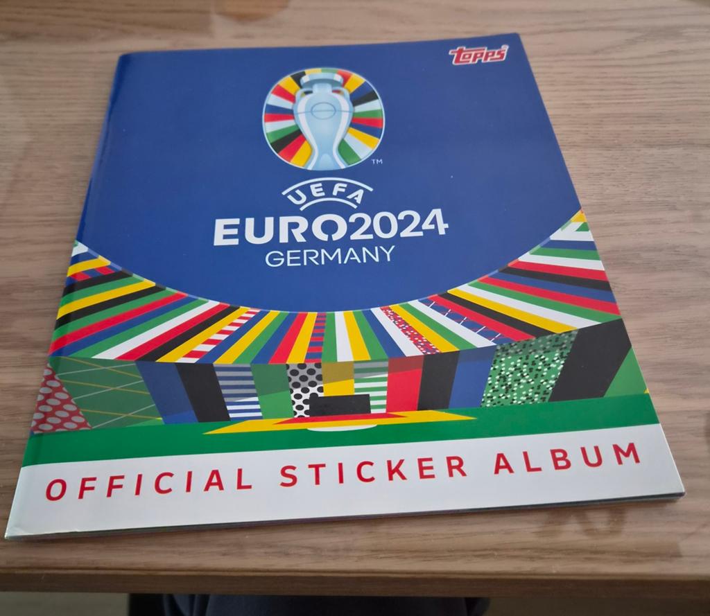 TOPPS UEFA EURO 2024 405 stickers+leeg album., Enlèvement