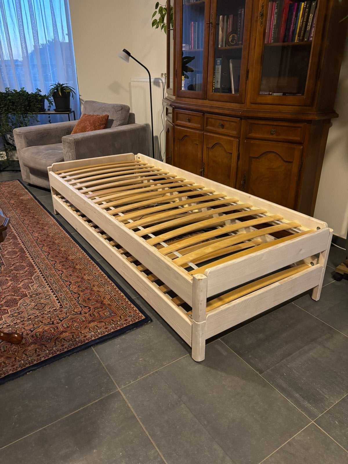 Utaker stapelbed - Wit grenen (IKEA), 200 cm, Une personne, Comme neuf, Enlèvement