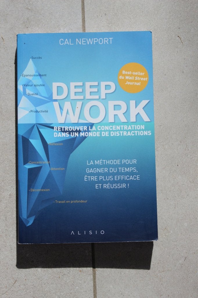 „Deep Work” herwint zijn focus (Cal Newport) IN FRANS, Boeken, Advies, Hulp en Training, Ophalen of Verzenden, Gelezen, Cal Newport