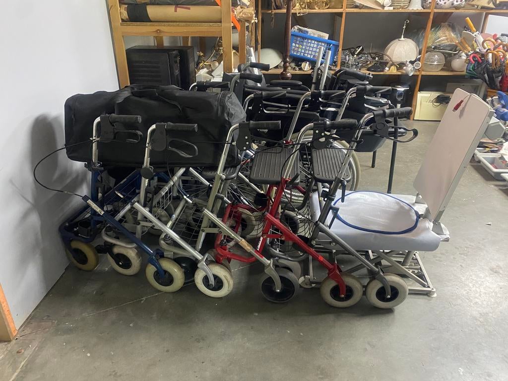 Diverse rollators te koop – verschillende modellen, Ophalen, Opvouwbaar, Zo goed als nieuw