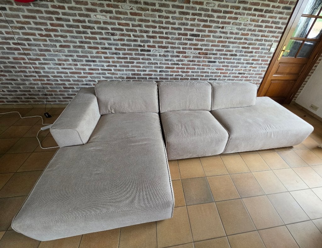 Zetel, Huis en Inrichting, Zetels | Zetels, Ophalen, 250 tot 300 cm, Gebruikt, Rechte bank