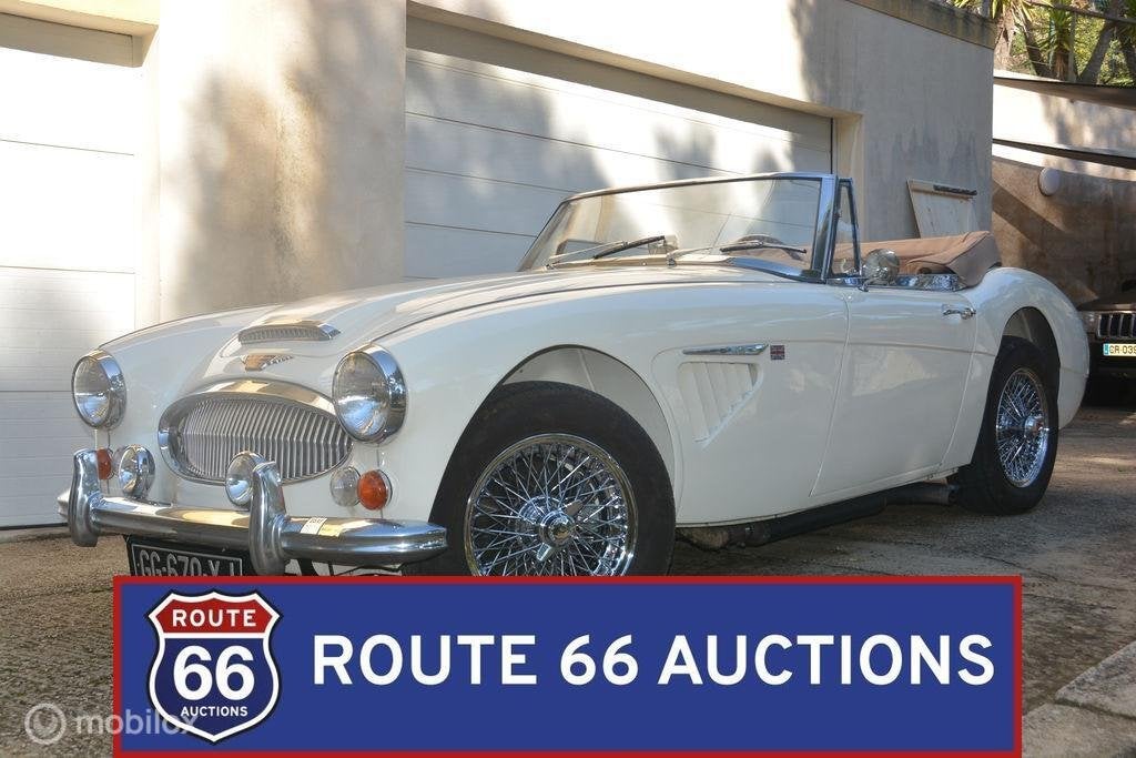 Austin-Healey 3000 MK III | 1967 | Route 66 Auctions, Austin, Zwart, Bedrijf, Handgeschakeld