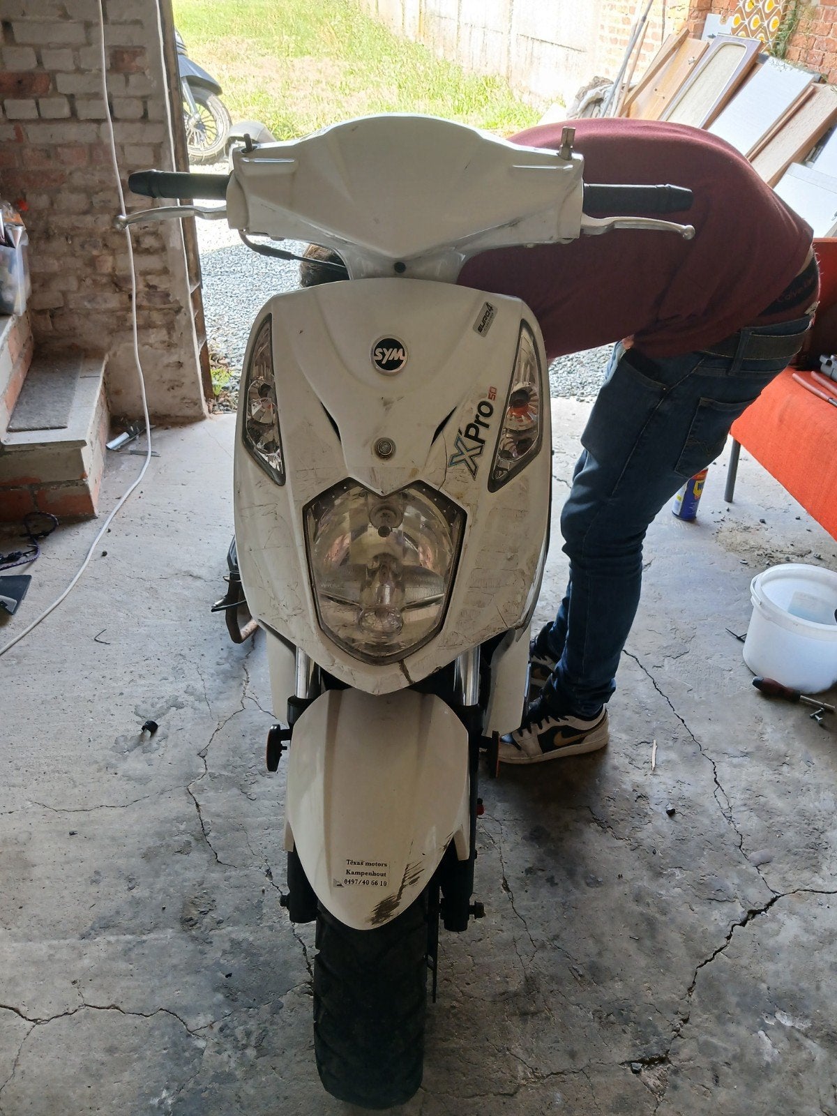 sym orbit alle paps b klasse, Fietsen en Brommers, Ophalen, Klasse B (45 km/u), Benzine, 50 cc
