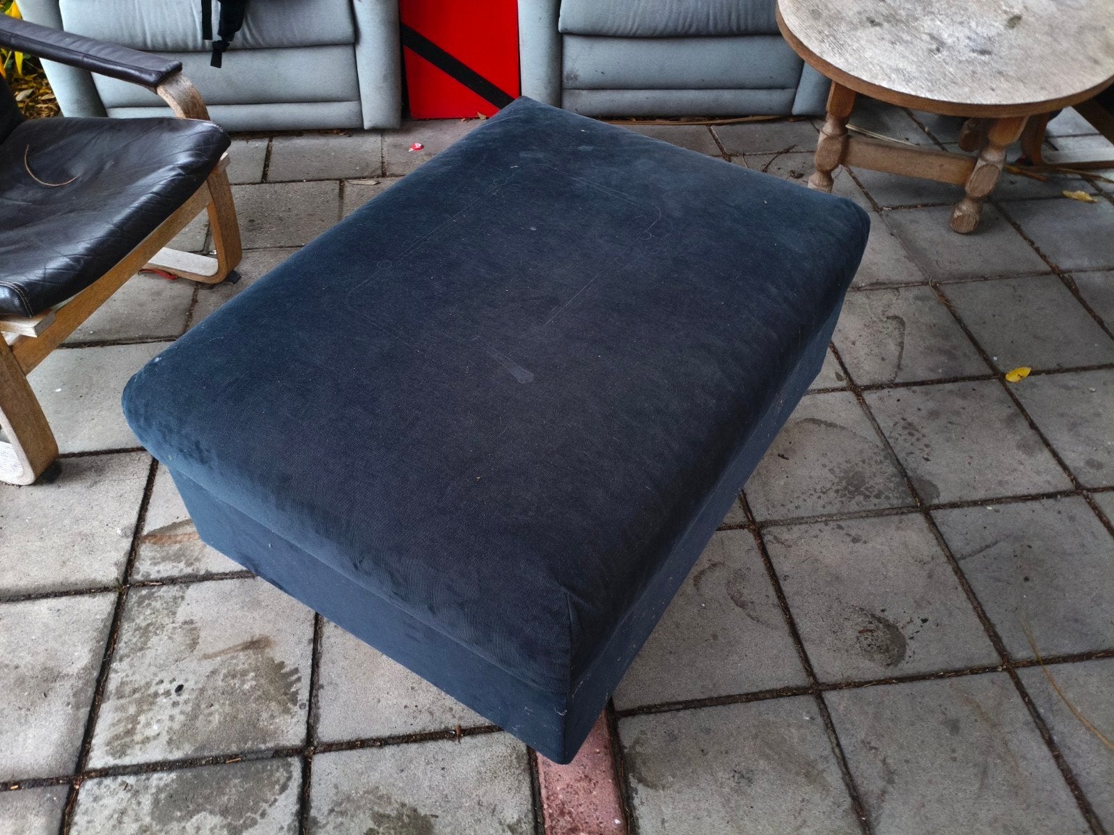 gratis poefs/zetels, Ophalen