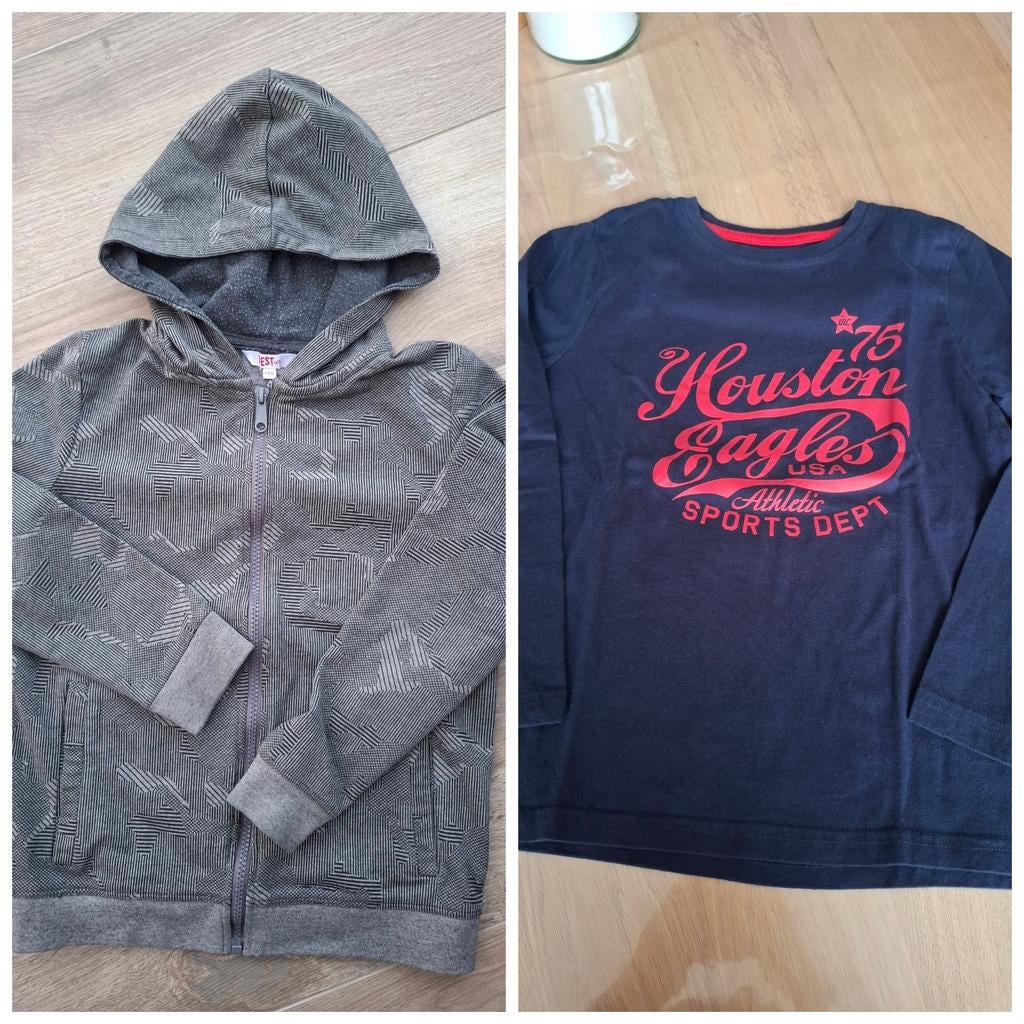 Pull en tshirt lange mouw maat 140, Enfants & Bébés, Vêtements enfant | Taille 140, Enlèvement