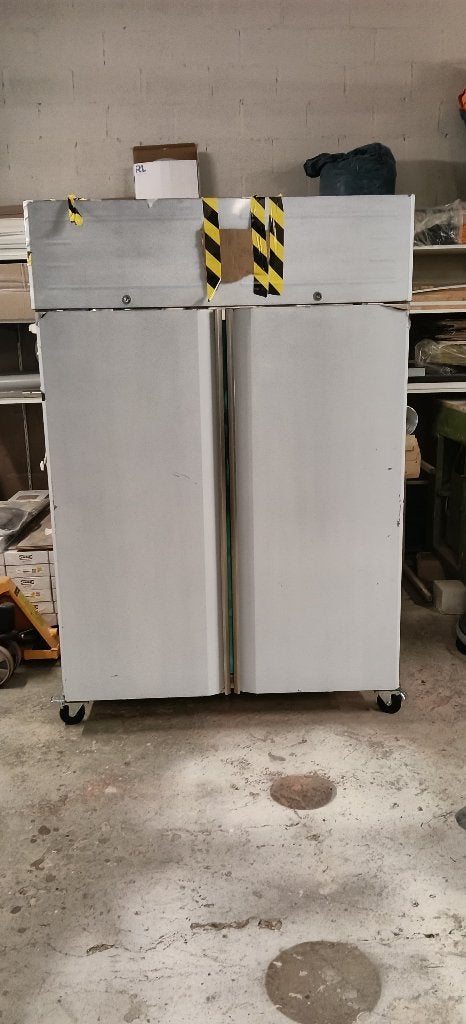Congélateur professionnel inox 2 portes, Electroménager, Congélateurs, Congélateur, 90 cm ou plus, 160 cm ou plus, Comme neuf