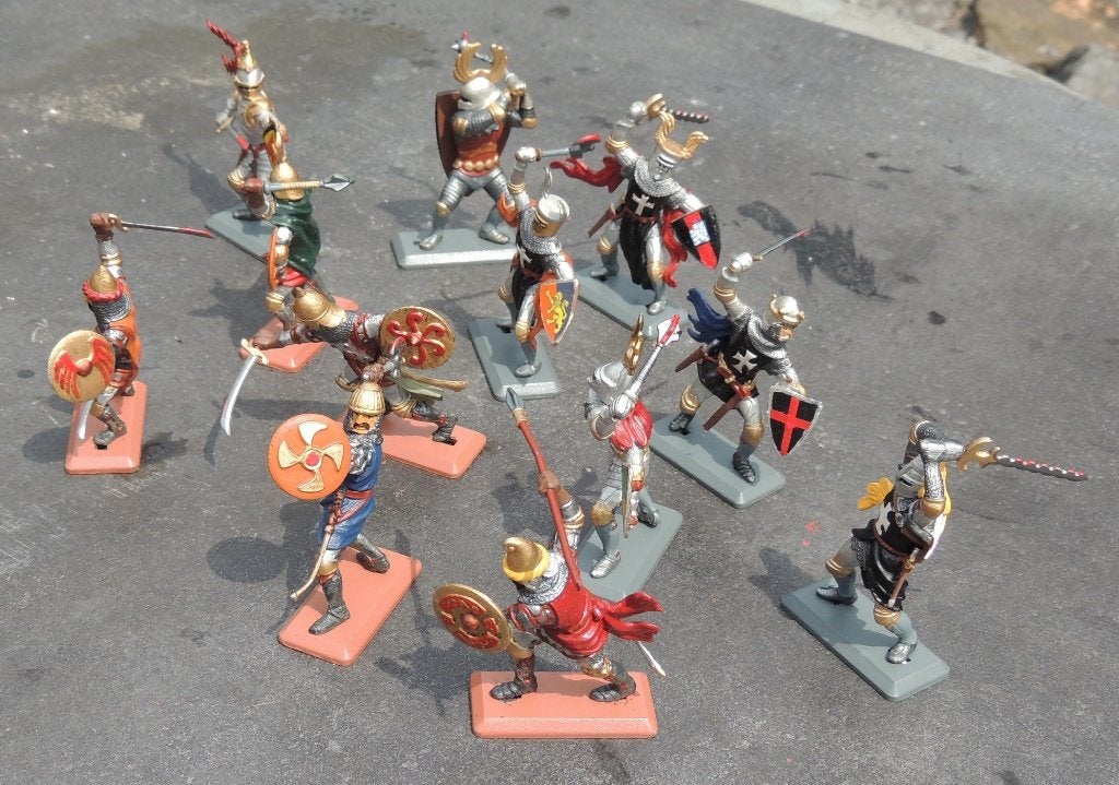 Britains Deetails '70 - 12 chevaliers et Maures, Hobby en Vrije tijd, Modelbouw | Figuren en Diorama's, Verzenden, Nieuw, Groter dan 1:35