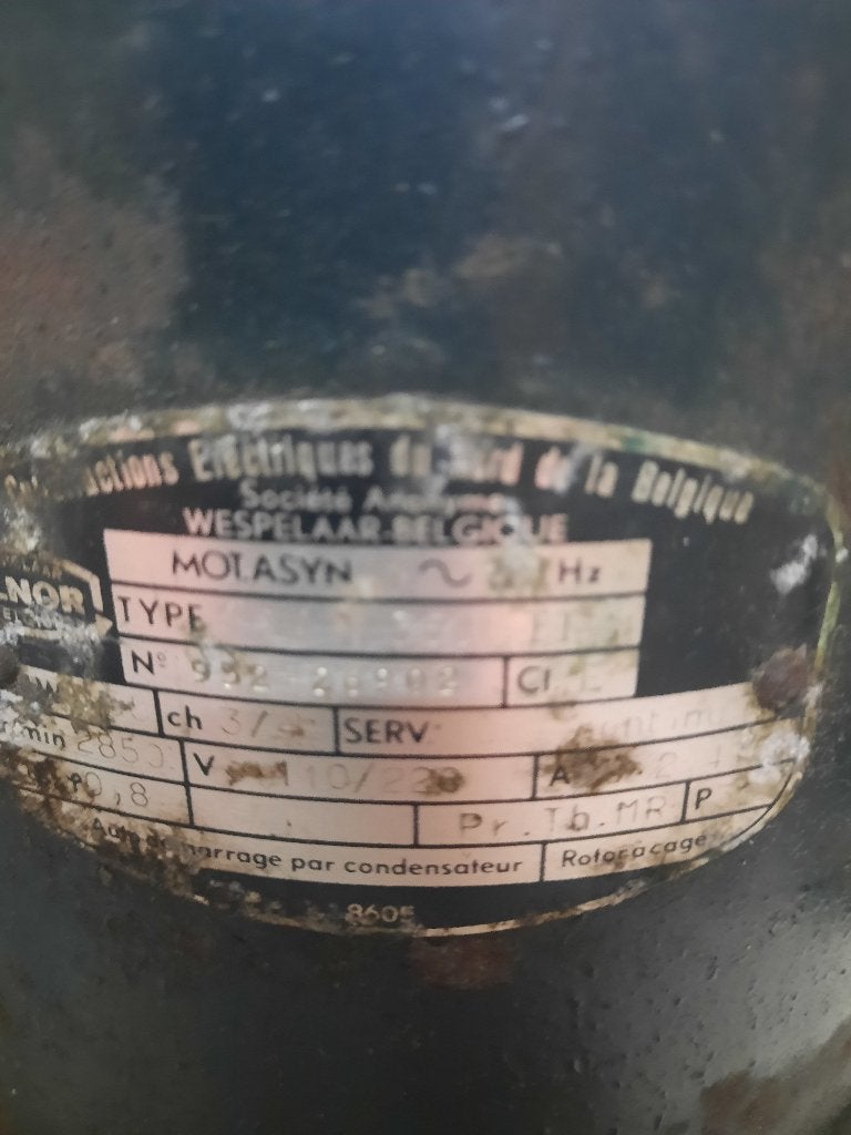 moteur électrique, Bricolage & Construction, Enlèvement, Utilisé, Moteur électrique, 1800 tpm ou plus