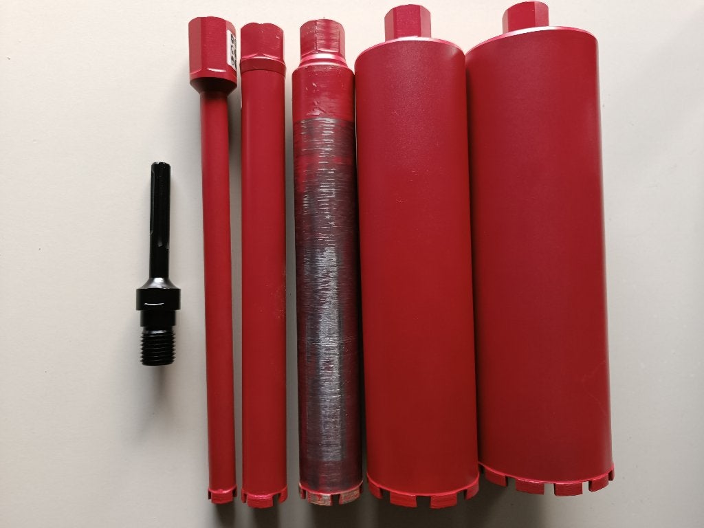 5 Kernboren - steenboren - betonboren met sds adapter, Doe-het-zelf en Bouw, Ophalen of Verzenden, Nieuw