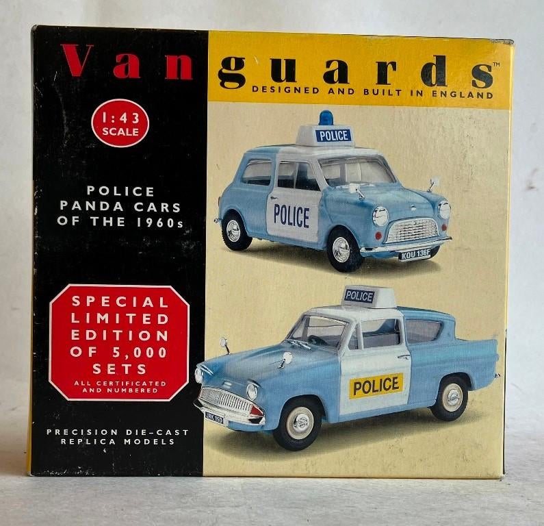 Austin Mini Police Panda Cars Vanguards PC1002., Hobby en Vrije tijd, Ophalen of Verzenden, Zo goed als nieuw, Auto, Vanguards