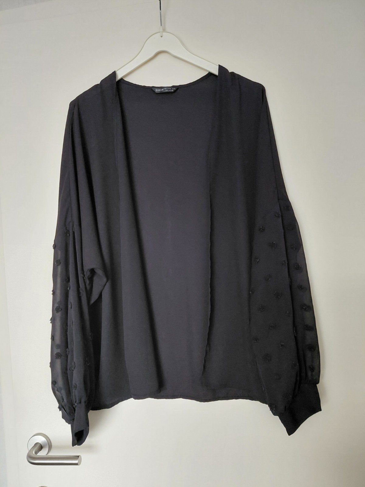Zwarte cardigan maat L  viscose, Ophalen of Verzenden