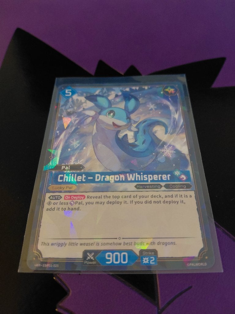 Palworld: Chillet – <RR> EBP01-025 (PRISTINE | HOLO), Enlèvement ou Envoi, Neuf, Carte(s) à jouer