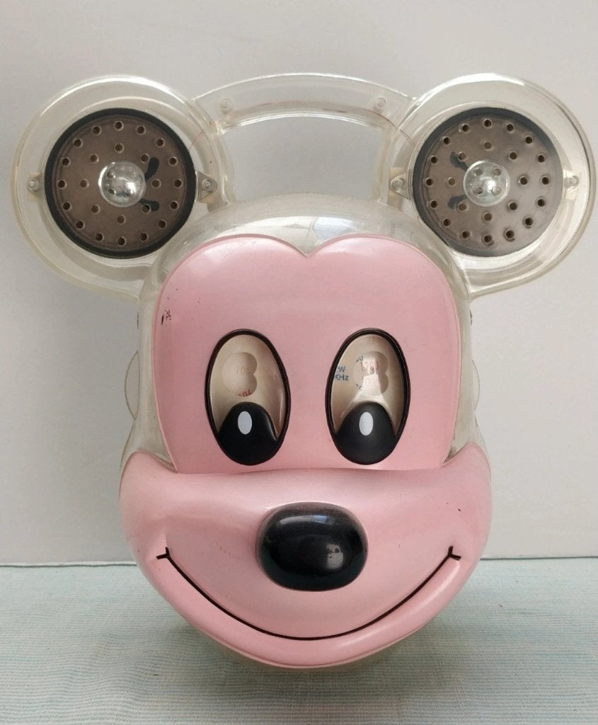 Mickey mouse radio cassette, Ophalen of Verzenden, Mickey Mouse, Gebruikt, Overige typen